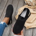 thumbnail image 3 of Women's Platform Walking Shoes Lace Up Sneakers Breathable Upper Lightweight Casual Footwear Comfortable Thick Sole Perfect for Work Travel and Casual Occasions Black 39, 3 of 7