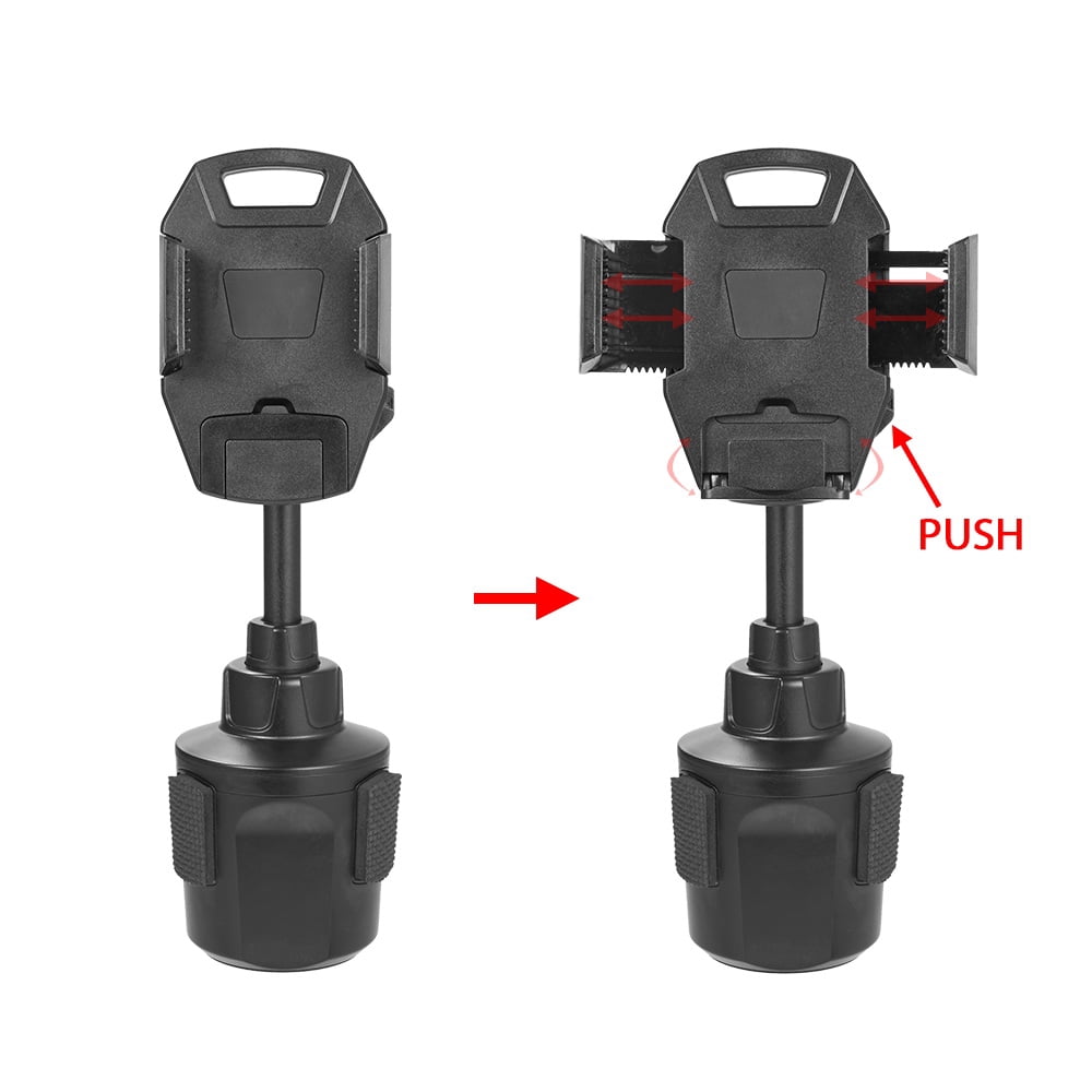 #68 UNIVERSAL HIGH QUALITY ADJUSTABLE CUP HOLDER PHONE MOUNT WITH EXTENDABLE NECK FOR BETTER VIEWING AND QUICK LOCK & RELEASE BUTTON