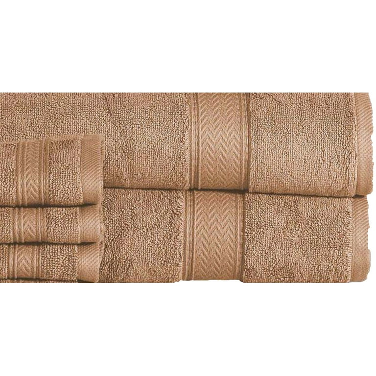 24PC Bath Towel Set (2 Sheets, 4 Bath, 6 Hand, 4 Fingertip & 8 Wash) -  White, Addy Home Best Value 