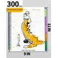 thumbnail image 5 of SUNEE 5 Subject Notebook College Ruled- 300 Pages, 8.2"x10.8", Blue, 5 of 7