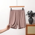 thumbnail image 2 of TARIENDY Pajama Shorts for Women Comfy Elastic Waist Modal Sleeping Shorts Plus Size Summer Causal Loungewear Polka Dot Pj Bottoms Khaki XL, 2 of 8
