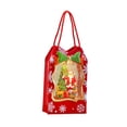 thumbnail image 3 of Abbracc Christmas Musical Snow Globe with Swirling Glitter Lighted Tabletop Ornament Santa Figure, 3 of 9