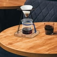thumbnail image 6 of Fiocias Pour over Stand Coffee Dripper Holder Portable Wood Base Coffee Drink Maker Drip Pillow Shape, 6 of 9