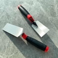 thumbnail image 2 of 2-Piece Masonry Hand Trowel Set, 5.9" & 4.9" Stainless Steel Trowels for Concrete, Tile, Brick Grouting, Edging & Home Repair, 2 of 6