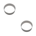 thumbnail image 3 of Matsuzay Mousse Ring Cake Mold Acero inoxidable Autoensamblaje Multi Tamaño Fondant Cookie Cupcake Ensalada Postre Die Tools 6 pulgadas (1.2 mm) 2Conjunto, 3 of 6
