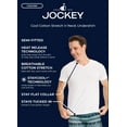 thumbnail image 4 of Jockey Men's Cool Cotton Stretch V-Neck Undershirt, 4 of 4