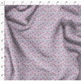 thumbnail image 4 of Soimoi Feuilles de Satin Modal & Tissu Imprimé Artistique Floral par la Cour 42 Pouces de Large, 4 of 5