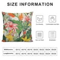 thumbnail image 5 of PIKWEEK  Throw Pillow Covers Floral Home Decor Pillow Cases Decorative Cushion Couch Sofa Pillowcases Hawaiian Tropical Flowers, 5 of 5