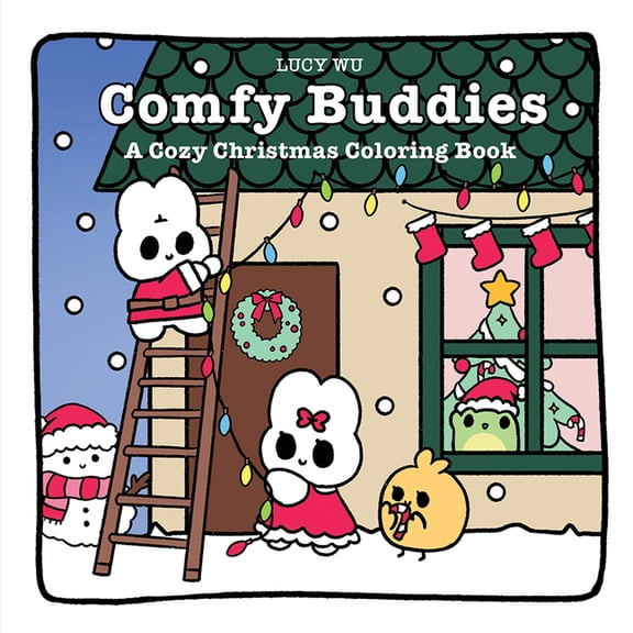 Comfy Buddies: A Cozy Christmas Coloring Book, (Paperback)