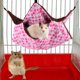 thumbnail image 4 of Conejo Rosa de Doble Capa, Hamaca Cálida, Cama Colgante, Saco de Dormir para Casa, Ardilla, Mascotas Pequeñas, 4 of 7