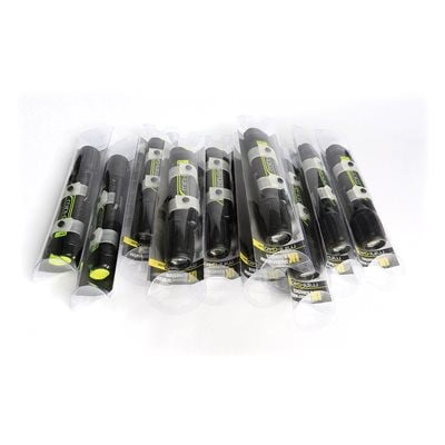 UK MiniQ40 MK2, 10-Pack Refill with Batteries Dive Light Black
