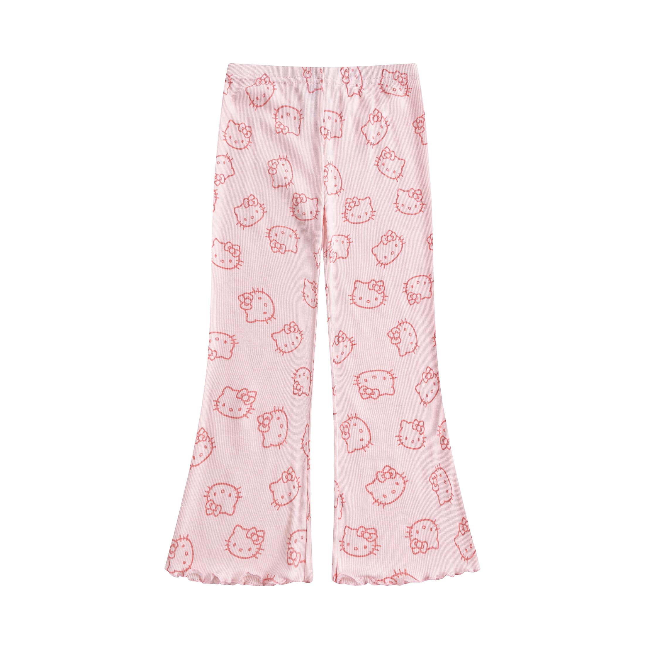 Hello Kitty Sanrio Long Sleeve Shirt, Quilted Vest, and Pants Set (Girls), 3 Piece Set, Sizes 4-6X