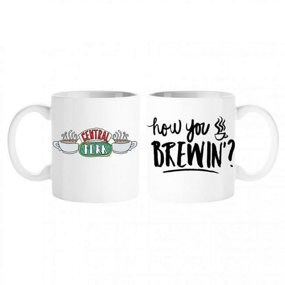Friends How You Brewin? 14 Ounce Mug