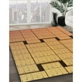 thumbnail image 3 of Ahgly Company Machine Washable Indoor Rectangle Transitional Beer Orange Area Rugs, 2' x 4', 3 of 7