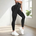 thumbnail image 4 of UngA 3D Compression Leggings Cellulite Leggings Women High Waist Seamless Push Up Opaque Tummy Control Sport Pants Fitness Workout Women's Leggings Dark Gray,S, 4 of 5