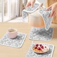 thumbnail image 5 of Black Botanical Pot Holders for Kitchen Heatproof Potholder, 4 Pack Watercolor Birds Summer Spring Hot Pads Multipurpose Oven Pads Cloth Potholders Trivet for Cooking and Baking, 5 of 8