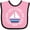 Pink and Black, variant on Inktastic My Gigi Loves Me Sailboat Boys Sailing Boys Baby Bib