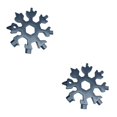 thumbnail image 2 of maskred 18-in-1 Snowflake Multi-tool tool Card Combination Compact Portable Outdoor spanner wrench Multifunction Camping Tool black 2Set, 2 of 6