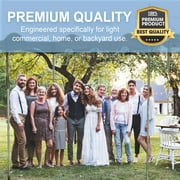 Party Tents Direct Weekender Pole Tent Party Canopy, 20x20 White