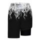 thumbnail image 5 of Pantalones Cortos para Hombre Cintura Elástica con Bolsillos, Forro de Impresión de Moda Casual para la Playa, Al Aire Libre Y el Uso Diario, 5 of 6