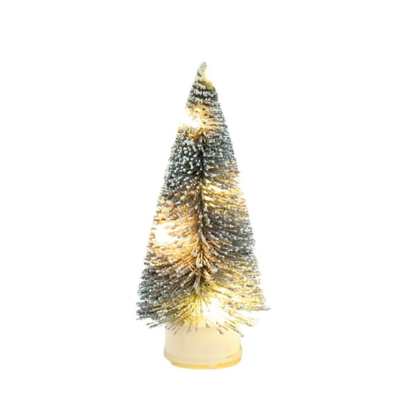 Christmas Tree 5.91inch Artificial Christmas Trees DIY Tabletop Mini Christmas Tree With LED Lights Colorful Christmas Tree Decoration Christmas Pine Needle Christmas Decoration Tree Decor