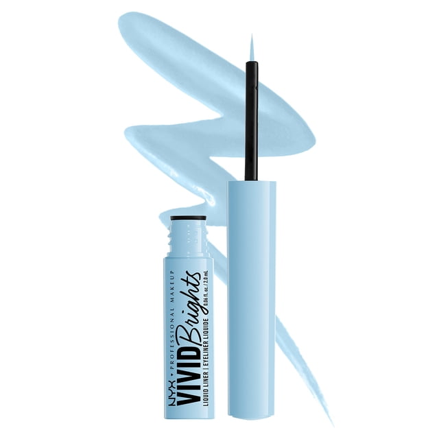 Delineador de ojos NYX PROFESSIONAL MAKEUP Vivid Brights Liquid Blue