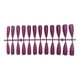 thumbnail image 5 of Vogacara Tabletas para mejorar las uñas Diseño elegante de puntos Usable Uña falsa Puntas de manicura encantadoras JM-12Rose Red Purple JM-12Rose Red Purple 2piezas, 5 of 6