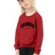 thumbnail image 1 of Gibobby Blusas De Manga Larga Para Niños Sudaderas de tamaño con estampado de para niños y niñas, cuello redondo, manga larga, informal, holgado, Tops(Rojo, 6-7 Años), 1 of 5