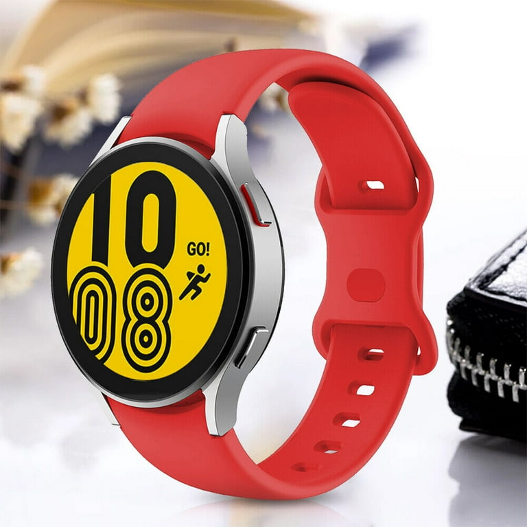SOATUTO for Samsung Galaxy Watch 6 / 5 / 4 40mm 44mm / Galaxy Watch 4 Classic 42mm 46mm Watch 6 47mm 43mm Band, Silicone Strap with Colorful Buckle SOATUTO for Samsung Galaxy Watch 6 / 5 / 4 40mm 44mm / Galaxy Watch 4 Classic 42mm 46mm Watch 6 47mm 43mm Band, Silicone Strap with Colorful Buckle