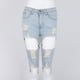 thumbnail image 4 of Pantalones destruidos Sunnimix 2XL agujero Grande Pantalones vaqueros, 4 of 8