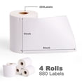 thumbnail image 7 of LotFancy 4x6 Shipping Labels, Compatible with Dymo 4XL Labels 1744907, Labelwriter 4XL, 7 of 7
