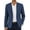 Blue, variant on COOFANDY Men Linen Cotton Sport Coats Casual Blazer Dress Formal Jacket Lightweight Blazer Slim Fit Suit Jacket