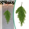 thumbnail image 2 of Artificial Pine Garland, Ongmies Teardrop Christmas Wreath – 26 Inch Artificial Garland for Porch, Table, Window, Wall, and Fireplace Holiday Decor, Teardrop Christmas Wreath, 2 of 9