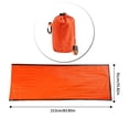 thumbnail image 3 of Saco de dormir de emergencia térmico impermeable Saco vivac Manta de supervivencia (Amarillo B) Likrtyny Para Estrenar, 3 of 3