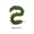 thumbnail image 3 of Real Touch Norfolk Pine Christmas Wreath 70.87"-Soft, Lifelike Artificial Pine Wreath for Indoor & Outdoor Holiday Decoration, Durable and Reusable for Front Door, Wall, and Fireplace(Light Green), 3 of 8