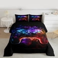 thumbnail image 2 of Teen Gaming Bedding Sets Full with Comforter,Duvet Insert,Lightweight 3 Pcs, 2 of 7