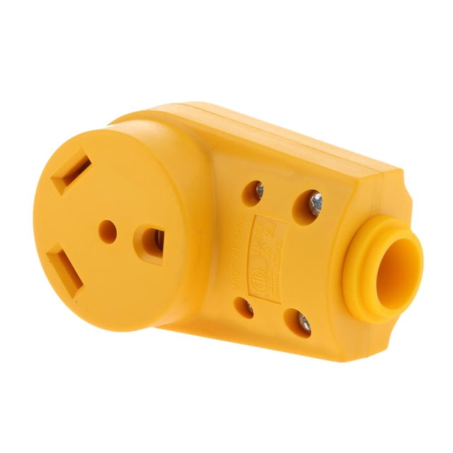 Enchufe de receptáculo RV Sharpla de 30 amperios y 125 voltios conector adaptador