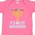 thumbnail image 4 of Inktastic 1st Hanukkah Menorah Childs Boys or Girls Baby Bodysuit, 4 of 5