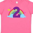 thumbnail image 4 of Inktastic 2nd Birthday Rainbow Cute Girls Girls Toddler T-Shirt, 4 of 5