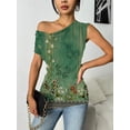 thumbnail image 5 of Zeagoo Womens Ruched Cowl Neck Tank Tops Sleeveless Stretch Blouse with Side Shirring, 5 of 5