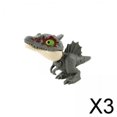 thumbnail image 1 of 3x Juguete de Dinosaurio para Morder Dedos Interactivo con Articulaciones Flexibles Marioneta de Muñeca Marioneta de Dinosaurio de Mano para Ni 3 piezas, 1 of 8