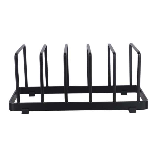 Pot And Pan Rack Chopping Board Organiser Stand Rack Holder for Kitchen Black