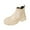 Beige, variant on vauyc Fall Booties Ankle Boots for Women Low Heel Platform Ankle Boots Heel on Winter Fashion Comfortable Casual Booties