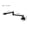 Type B Black, variant on Pot Filler Tap Wall Mounted Foldable Kitchen Faucet Single Cold Single Hole Sink Tap Rotate Folding Spout Chrome Brushed Black