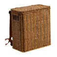 thumbnail image 4 of Mochila con cestas tejidas a mano, ligera y portátil para recoger hojas de té. Marrón, 4 of 9