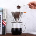 thumbnail image 2 of Cergrey Filtre à Café Réutilisable en Acier Inoxydable avec Filtre à Café en Maille, Filtre à Café, Goutteur à Café Réutilisable, 2 of 12