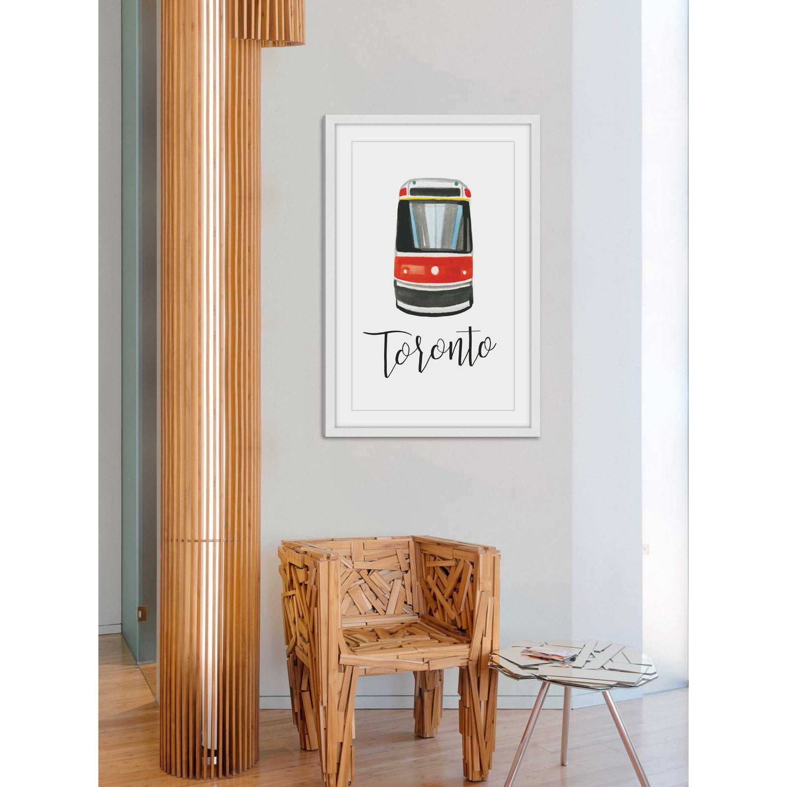Marmont Hill "Autobus" by Molly Rosner Framed Painting Print