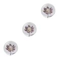 thumbnail image 2 of maskred Resin Crystal Ball Timeless Addition To Collection Crystal Ball With Flower Astrantia 8cm 3Set, 2 of 6