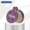 thumbnail image 3 of 2set Disc Brake Pad 0.73" x 0.9" Semi-Metallic Resin Bike Brake Pads for BB7 M355 M446 M640 Mountain Road Bikes, Purple, 3 of 7