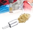 thumbnail image 2 of Carbon Steel Wire Brush for Drill Rust Removal Kit,Wire Wheels Metal Wool Brushes Drill Attachments for Metal Rust Removal,Corrosion and Scrubbing Surfaces,Rotary Tool Accessories(0.98 in), 2 of 9